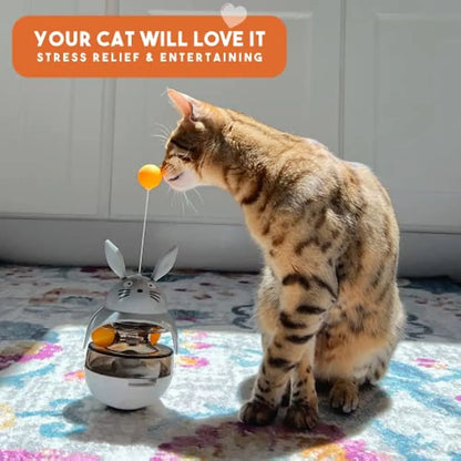 Interactive Cat Feeder Toy, promoting good health and mental stimulation