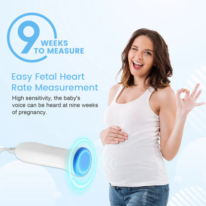 Pregnant Ultrasound Baby Heart Rate Detector