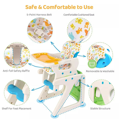 SEJOY Baby High Chair 3-in-1