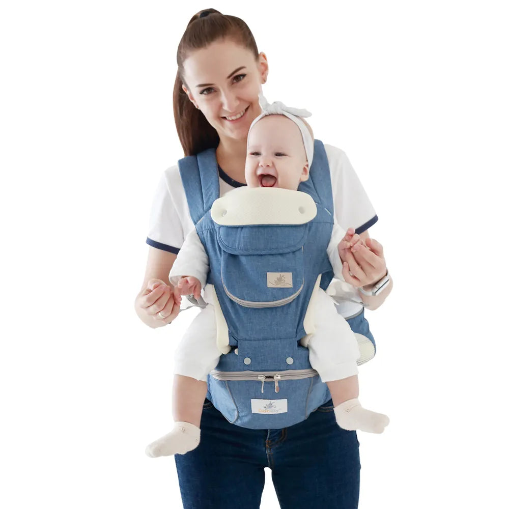 Baby Carrier Backpack: Comfort & Safety hands free