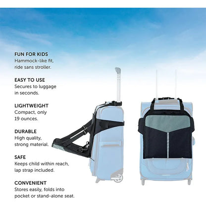 Travel Seat Child Carrier For Luggage Trolley