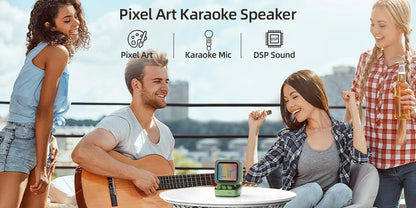 Divoom Ditoo-Mic Bluetooth Speaker with Karaoke Microphone