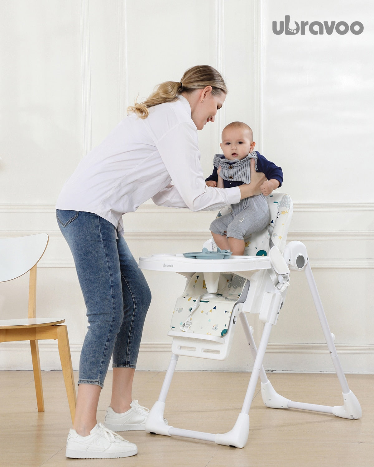 Highchair Eating, Foldable, Reclining, for Baby and Toddlers