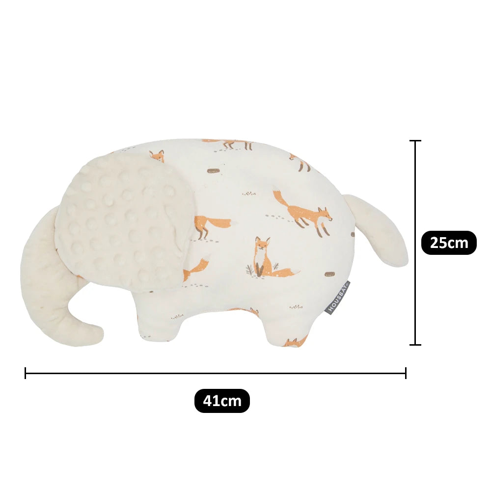 Baby Pillow Newborn Sleep Comfort Security Elephant Ear Leaves Design Baby