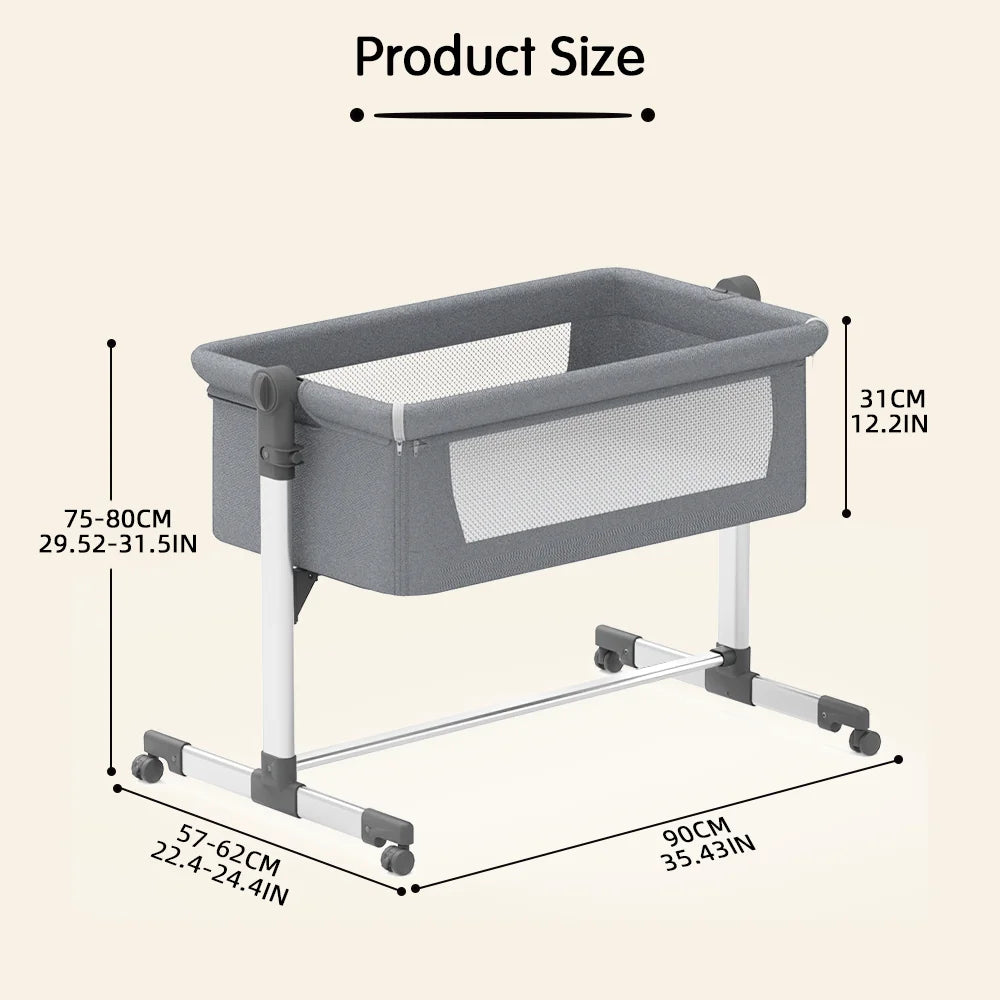 Multifunction Baby Bedside Portable with Mattress