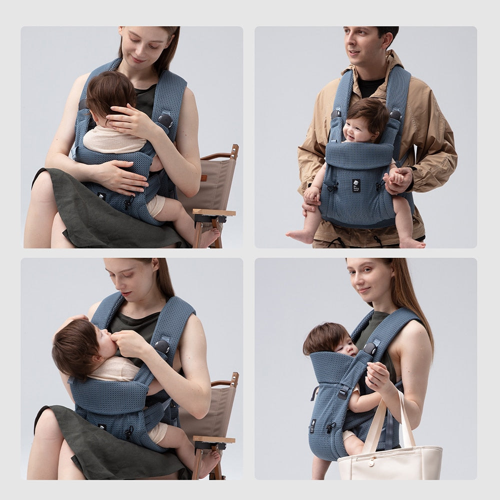 FIT Baby Carrier Breathable Front Facing 3.2-20kg Adjustable