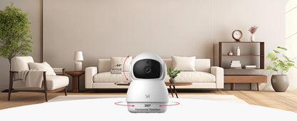 YI Dome Security Camera with Night Vision Motion Detection