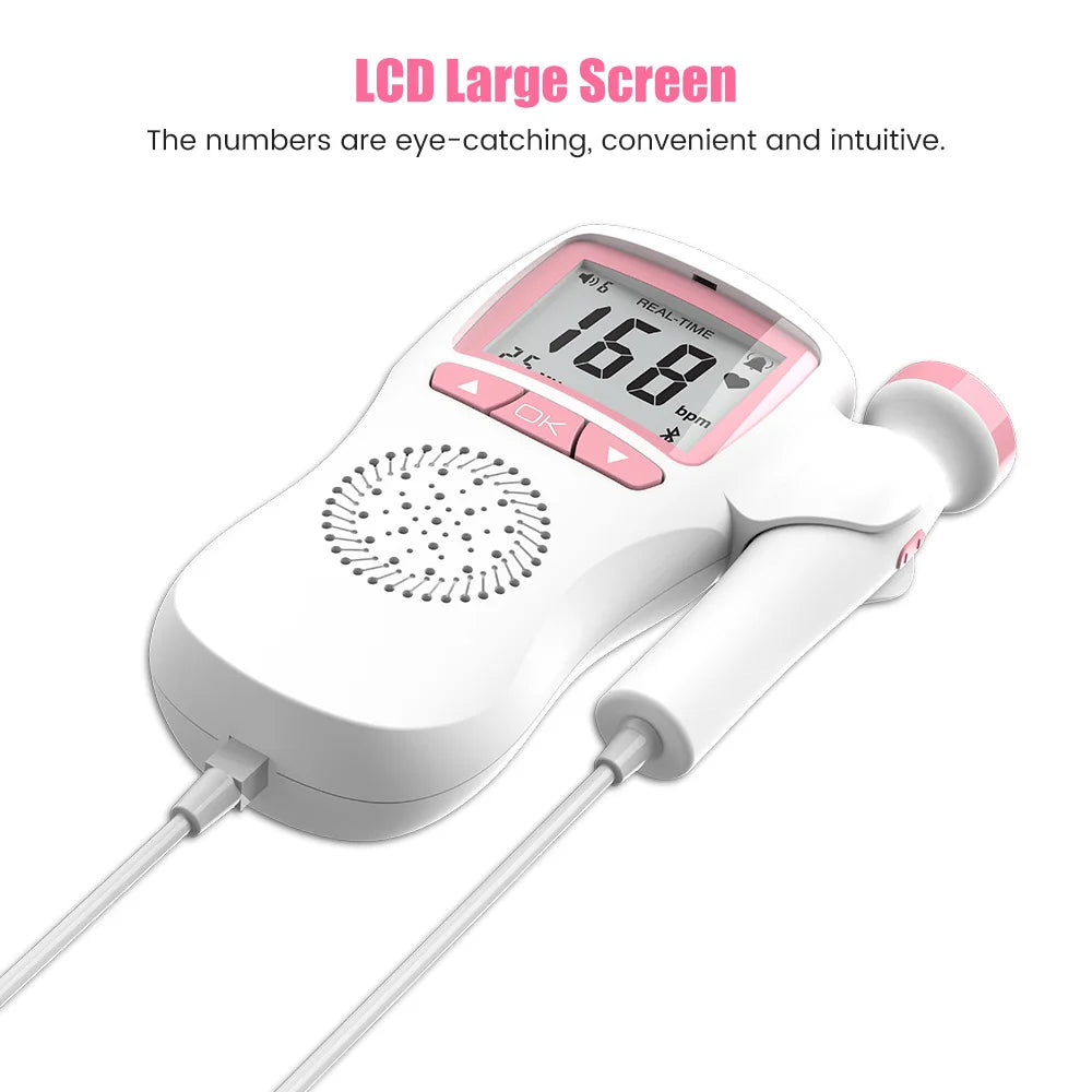 Pregnant Ultrasound Baby Heart Rate Detector