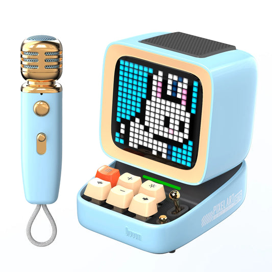 Divoom Ditoo-Mic Bluetooth Speaker with Karaoke Microphone