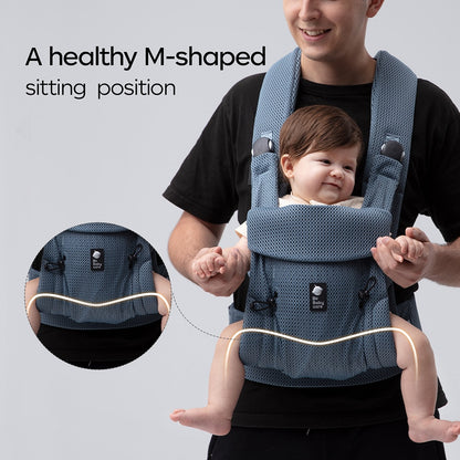 FIT Baby Carrier Breathable Front Facing 3.2-20kg Adjustable