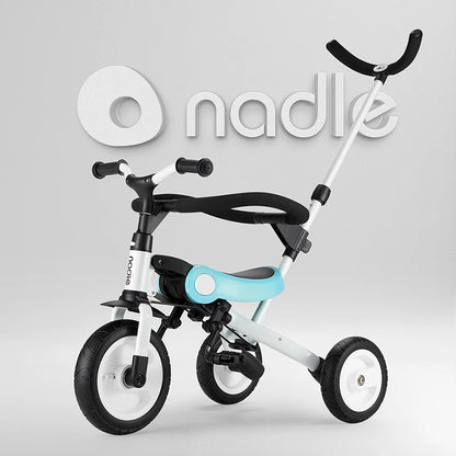 Nadle Children's Tricycle Foldable Bicycle Ride Slide 3 in 1 2-3-6 Years old