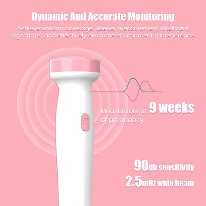 Pregnant Ultrasound Baby Heart Rate Detector