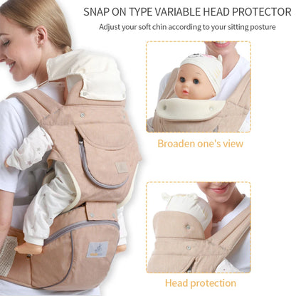 Baby Carrier Backpack: Comfort & Safety hands free