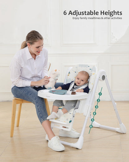 Highchair Eating, Foldable, Reclining, for Baby and Toddlers