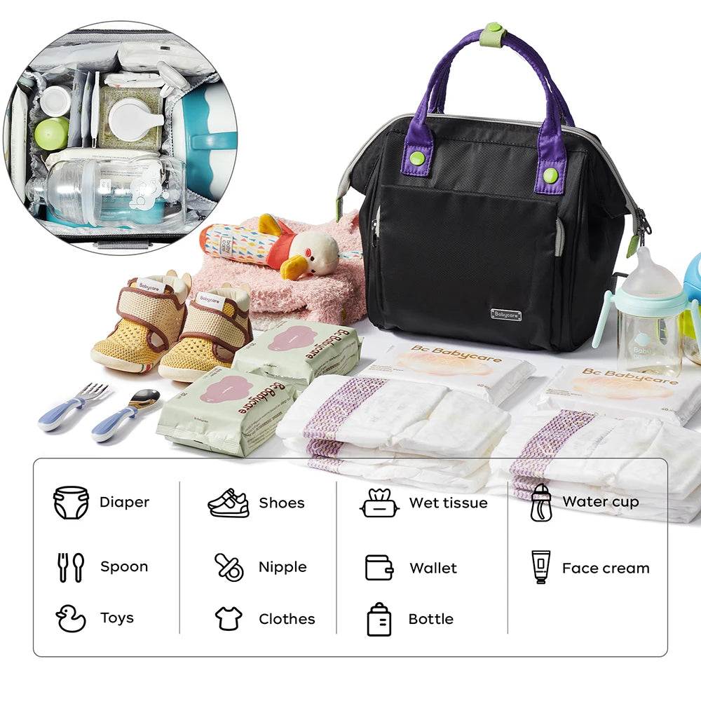 Portable Baby Diaper Bag Backpack  Waterproof