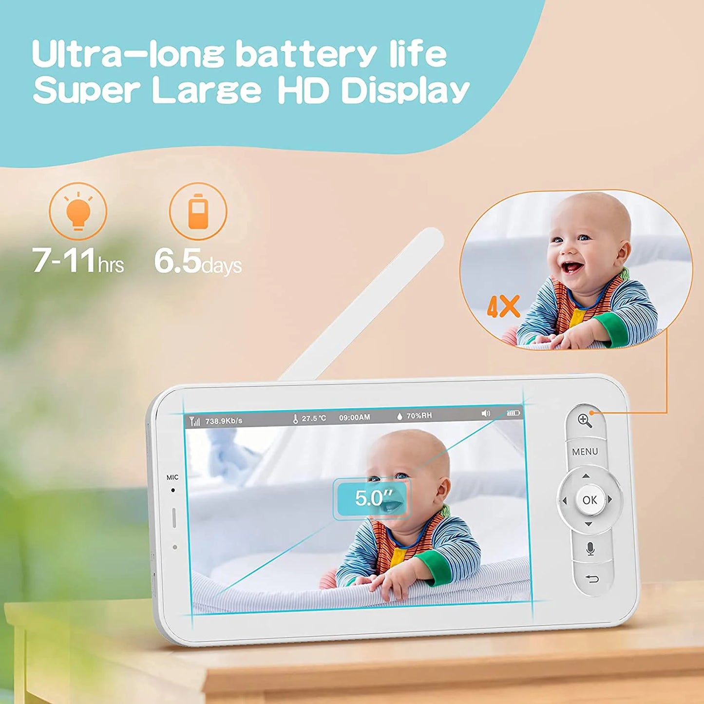 Twins Baby Monitor Babyphone Video