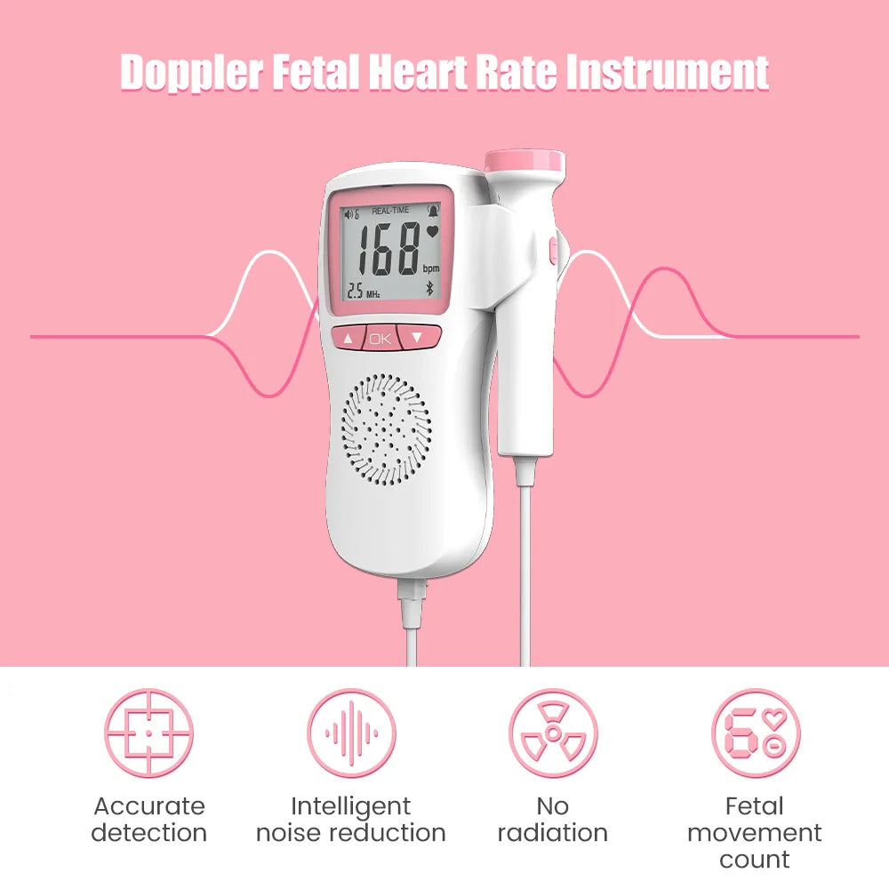 Pregnant Ultrasound Baby Heart Rate Detector