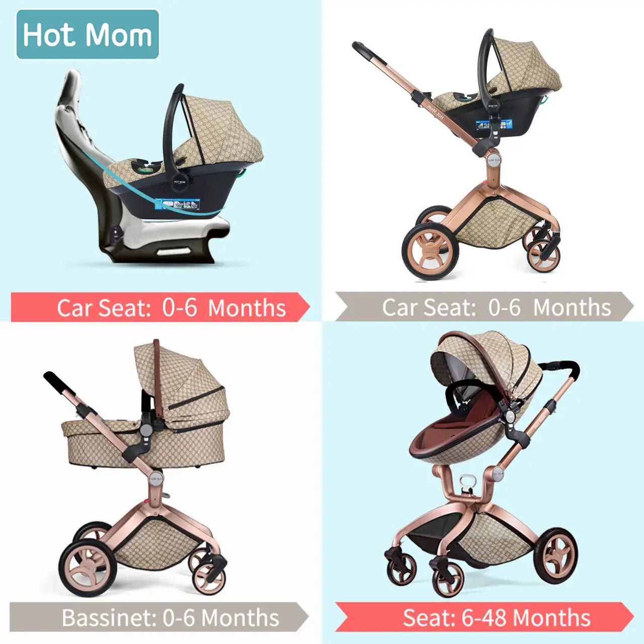 Hot mom pushchair car seat hotsell