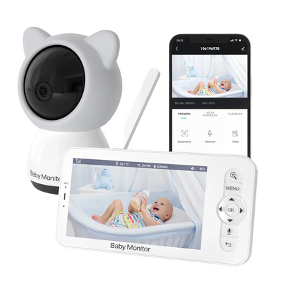 Baby Monitor Camera Temperature Detect