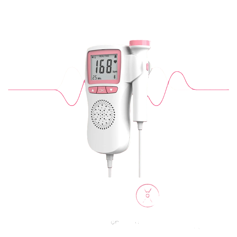 Pregnant Ultrasound Baby Heart Rate Detector