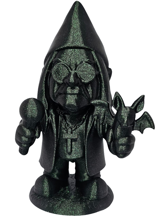 Ozzy Gnome 3D Printed Rip Prince of Darkness