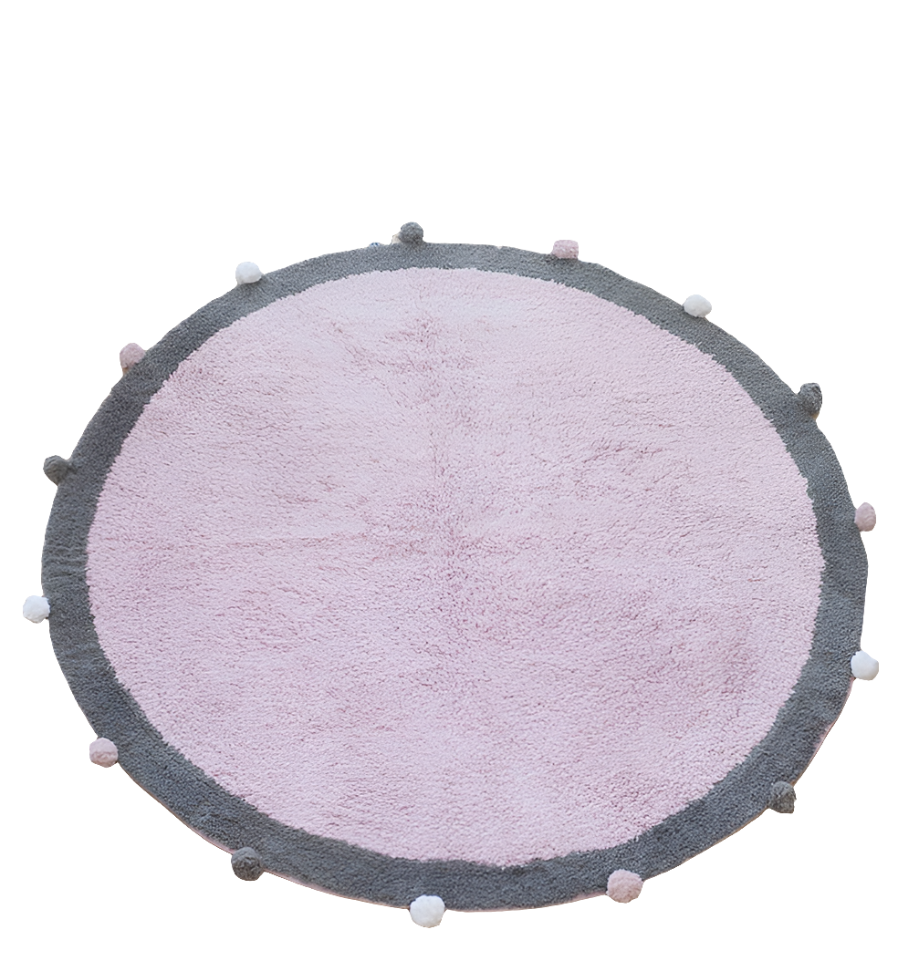 Round Rug Nordic Soft Cotton Fluffy Floor Mat Rugs