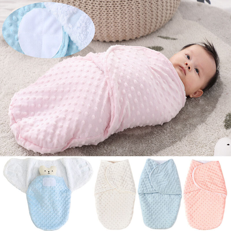 Soft and warm wrap blanket for newborn baby