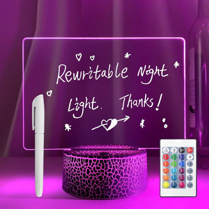 Creative Led Note Board, Message Board With Pen and Remote Control