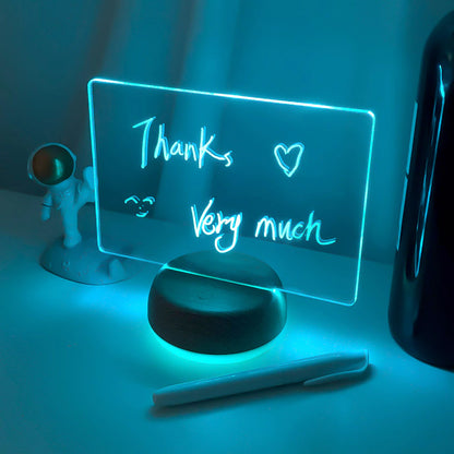 Creative Led Note Board, Message Board With Pen and Remote Control