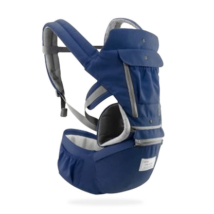 Breathable Ergonomic Baby Carrier Backpack with Kangaroo Hipseat