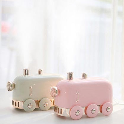 Ultrasonic Humidifier Retro Mini Train USB Aroma Air Diffuser Essential Oil