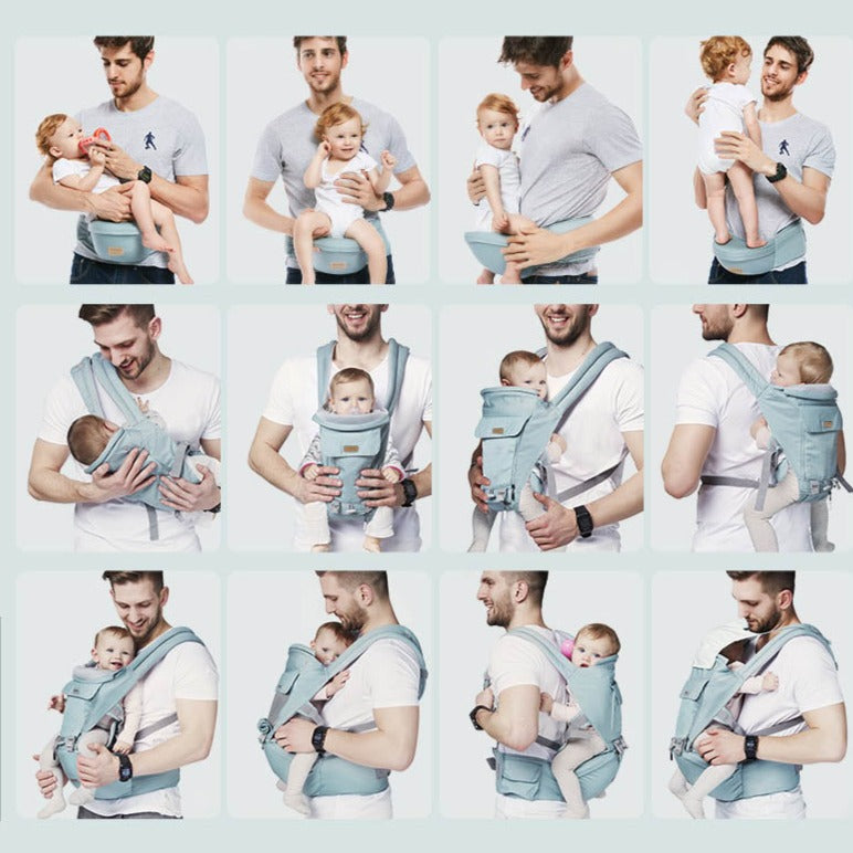 Baby Carrier 5-in-1 All Position Backpack Style Sling