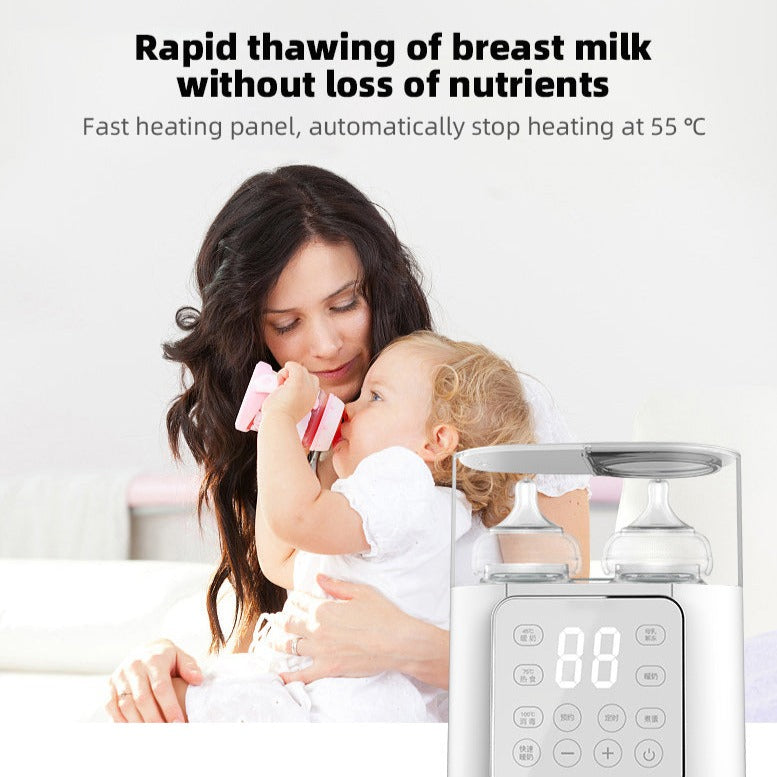 Hibobi Baby Bottle Warmer - 9-in-1 Accurate Temperature Control