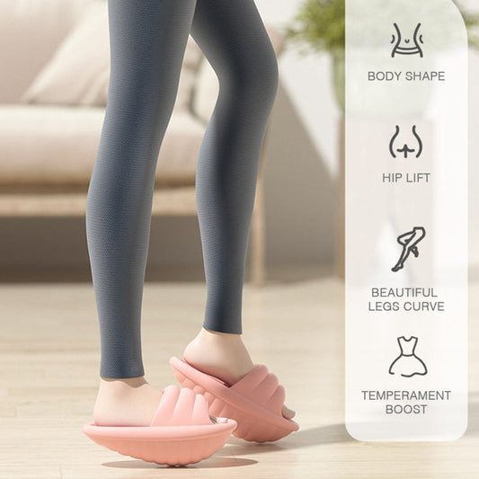 Aerobics slippers at home, reduces cellulite and improves the appearance of legs