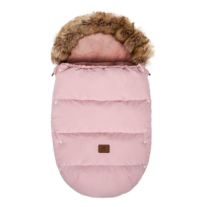 Luxury Universal Footmuff Baby Sleeping Bag In Stroller Winter