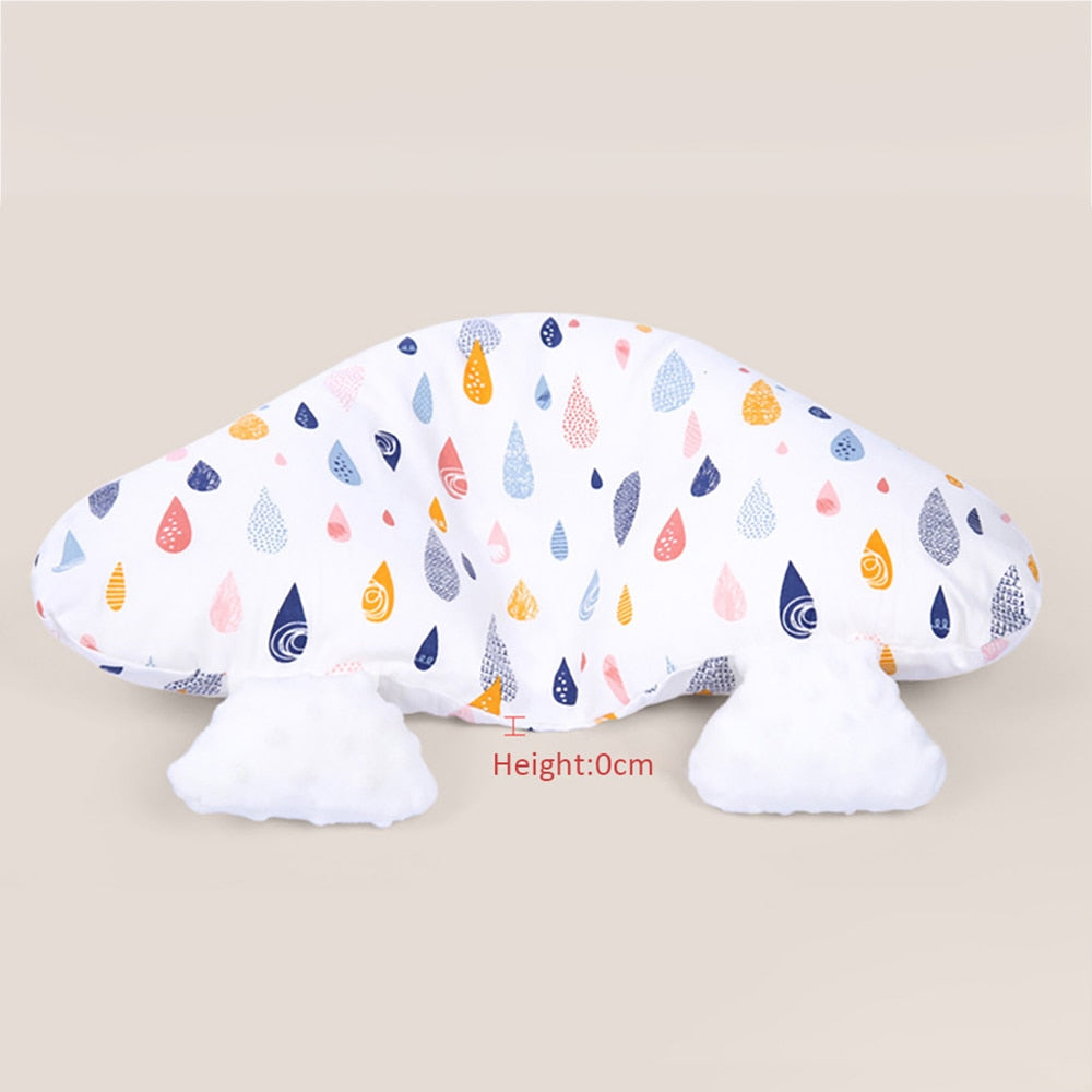 Breathable Baby Pillow with Head Protection - Cloud Shape Design