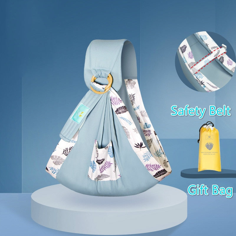 Comfortable and Safe Baby Carrier Cotton Wrap Sling Carrier