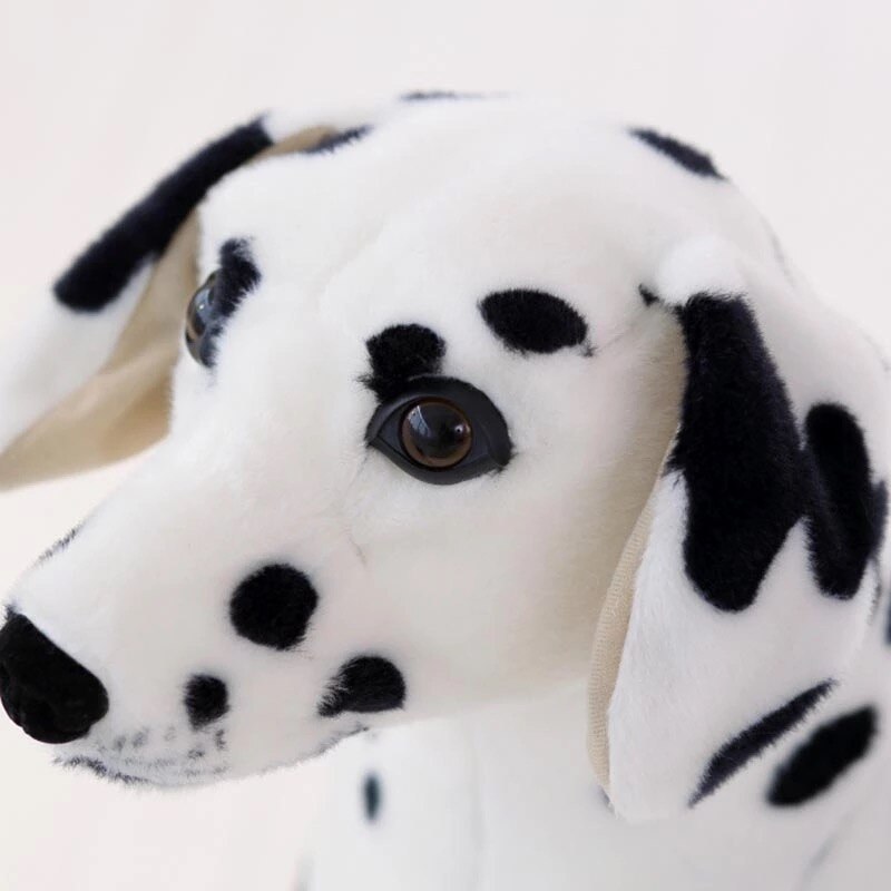 Lifelike 3D Simulation Dog Stuffed Animals - Realistic Plush Dalmatian Toy