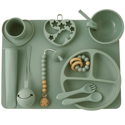 Silicone Baby Feeding Set 11 Piece