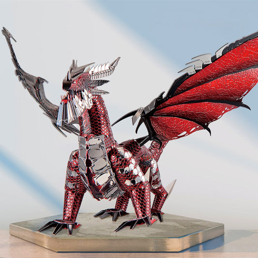 Piececool 3D Metal Puzzle - The Black Dragon Model Kit