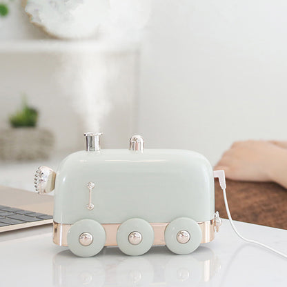 Ultrasonic Humidifier Retro Mini Train USB Aroma Air Diffuser Essential Oil