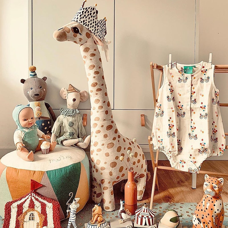 Create a Cozy Jungle Nursery with Our Nordic Giraffe Plush Toy