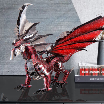 Piececool 3D Metal Puzzle - The Black Dragon Model Kit