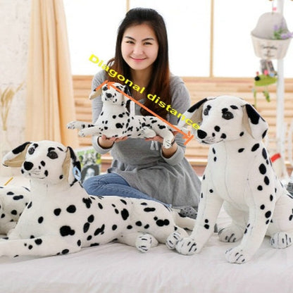 Lifelike 3D Simulation Dog Stuffed Animals - Realistic Plush Dalmatian Toy