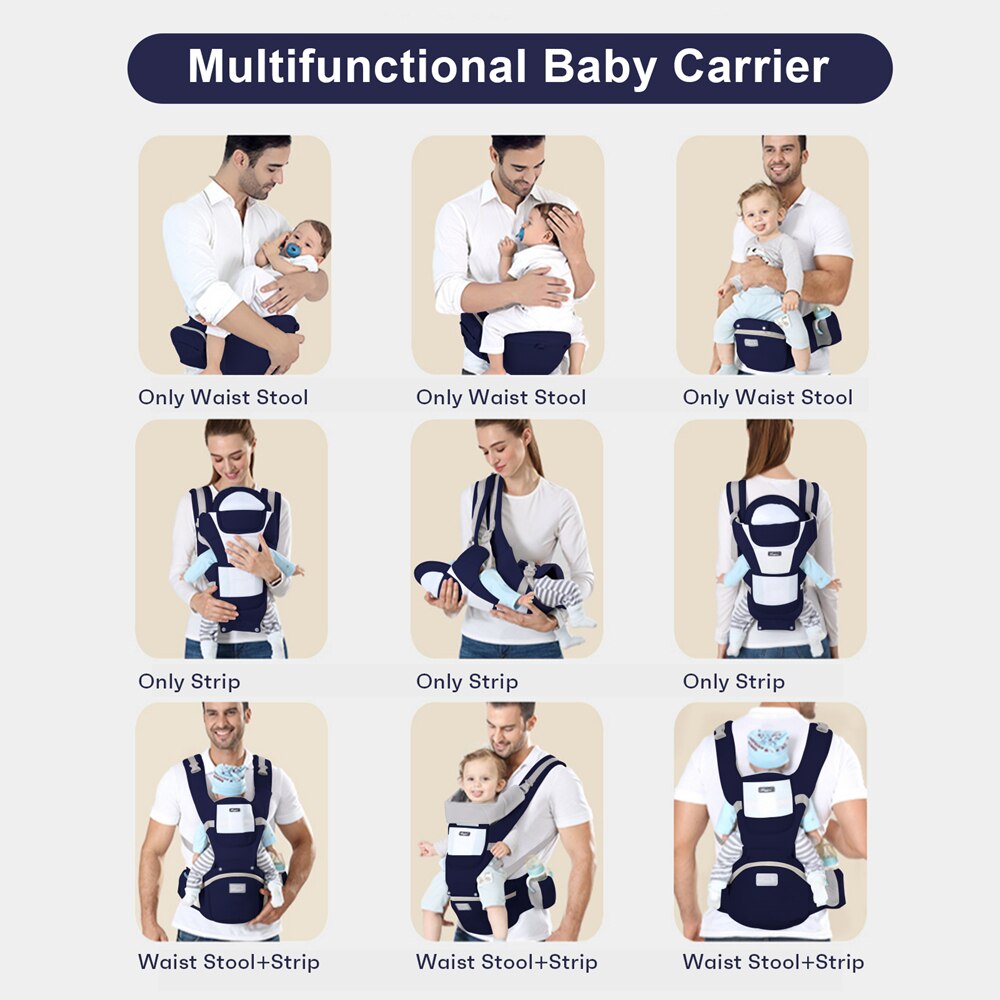 Ergonomic Baby Carrier Backpack for Infants and Kids