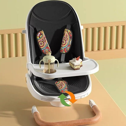 Lightweight Folding Travel Pram 360° with Dinner Plate