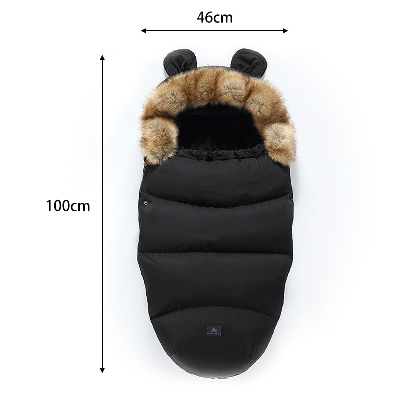 Windproof Warm Sleepsack Baby Footmuff For Stroller