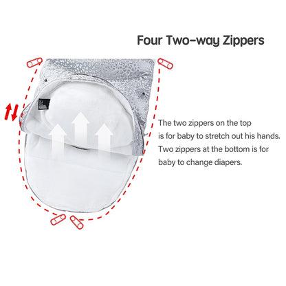 Windproof Warm Sleepsack Baby Footmuff For Stroller