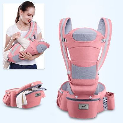Ergonomic Baby Carrier Infant, Baby Hipseat Carrier 3 In 1 Front Facing