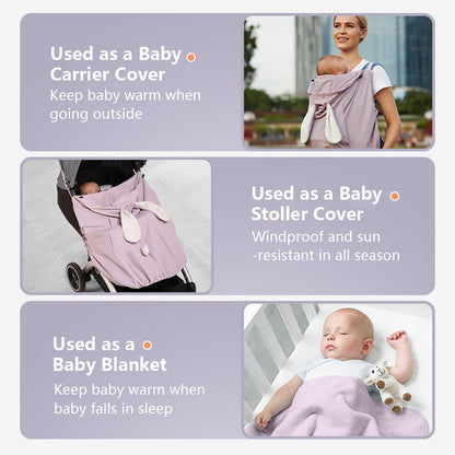 Hooded Stretchy Cloak Baby Carrier Cover